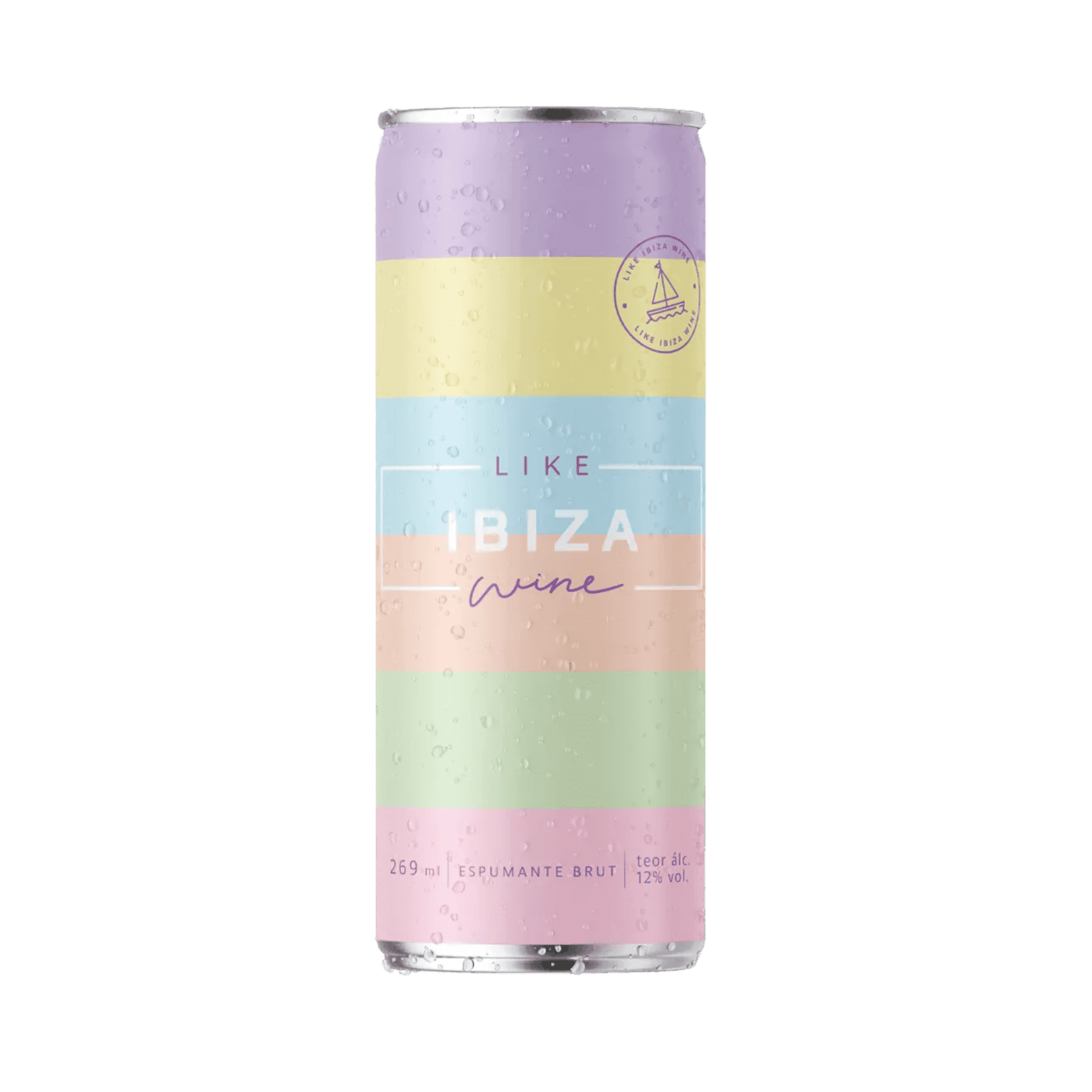 ESPUMANTE EM LATA LIKE IBIZA BRUT BRANCO