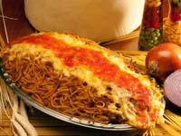 Parmegiana de spaghetti