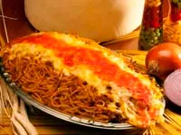 Parmegiana de spaghetti