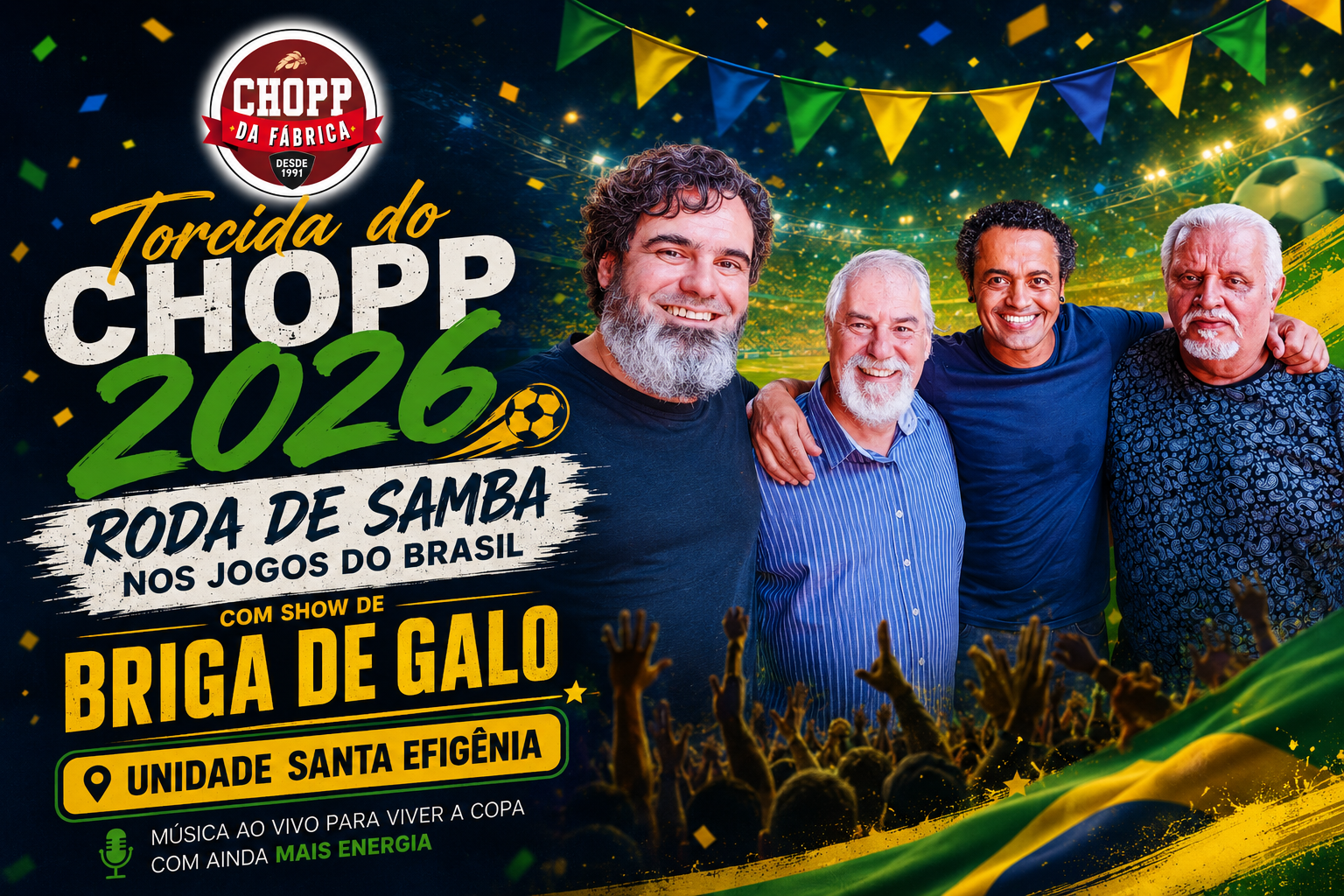 Banda de samba da unidade Santa Efigênia